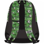 Kép 2/2 - Must: Football mintás lekerekített iskolatáska hátizsák 32×18×43 cm