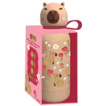 Kép 1/2 - Must Team: Capybara rozsdamentes acél kulacs 500 ml