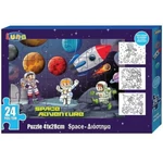 Kép 1/2 - Világűr puzzle 24 db-os és három színezhető poszter