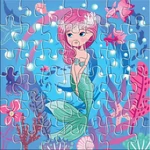 Kép 2/2 - Hableányos puzzle 42 db-os