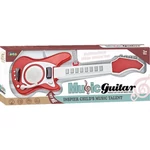 Kép 1/3 - Piros színű játék elektromos gitár 66 cm-es