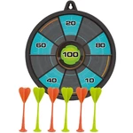 Kép 2/2 - Két oldalas darts tába tapadókorongos nyilakkal