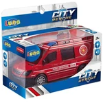 Kép 1/2 - City Rescue tűzoltó kisbusz fénnyel és hanggal