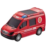 Kép 2/2 - City Rescue tűzoltó kisbusz fénnyel és hanggal