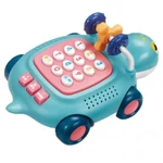 Kép 3/5 - Zenélő és világító teknősös bébi telefon kétféle változatban 20 cm