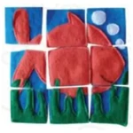 Kép 2/2 - Színes filclapok 20×30 cm 10 db-os szett