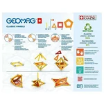 Kép 2/5 - Geomag Green Line Classic Panels mágneses építőjáték 35 db-os