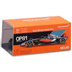 Kép 4/4 - Bburago: McLaren MCL60 F1 versenyautó fém autómodell 1/43 (Oscar Piastri #81, sisakos változat)