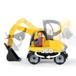 Kép 3/4 - LENA: Truckies markoló figurával 25 cm