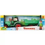 Kép 2/4 - LENA: Truckies traktor utánfutóval és figurával 36 cm