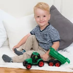 Kép 4/4 - LENA: Truckies traktor utánfutóval és figurával 36 cm