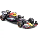 Kép 2/4 - Bburago: Red Bull RB19 F1 versenyautó fém autómodell 1/43 (Max Verstappen #1, Miami GP különkiadás, sisakos)
