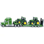 Kép 1/3 - SIKU Kamion John Deere traktorokkal játékszett 1/87