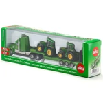 Kép 3/3 - SIKU Kamion John Deere traktorokkal játékszett 1/87