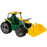Kép 1/2 - LENA: Óriás traktor homlokrakodóval zöld/sárga 62 cm