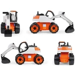 Kép 2/2 - LENA: GIGA TRUCKS órás markoló narancssárga színben 63 cm