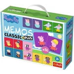 Kép 1/2 - Peppa malac Classic & Plus memória játék 36 db-os – Trefl