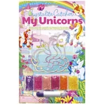 Kép 3/5 - Unikornis kristálykép készítő kreatív szett többféle változatban 1 db