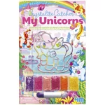 Kép 5/5 - Unikornis kristálykép készítő kreatív szett többféle változatban 1 db