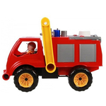 Kép 2/2 - LENA: Tűzoltóautó vízpumpával és figurával 31 cm
