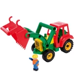 Kép 2/2 - LENA: Homlokrakodó traktor figurával 35 cm