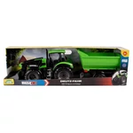 Kép 1/3 - LENA: Worxx Deutz-Fahr Agrotron 7250 TTV traktor pótkocsival dobozban 74 cm