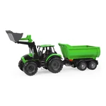 Kép 2/3 - LENA: Worxx Deutz-Fahr Agrotron 7250 TTV traktor pótkocsival dobozban 74 cm