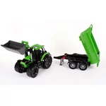 Kép 3/3 - LENA: Worxx Deutz-Fahr Agrotron 7250 TTV traktor pótkocsival dobozban 74 cm