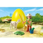 Kép 2/2 - Playmobil: Tojáspersely – Alpaka és gondozója (4944)