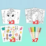 Kép 3/3 - Crayola: POP's 3D-s foglalkoztató színező füzet – Mesevilág