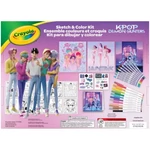 Kép 2/2 - Crayola: Color &amp; Sketch - K-Pop Demon Hunters kreatív rajz- és színezőkészlet