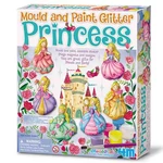 Kép 1/3 - Csillogó hercegnő gipsz hűtőmágnes készítő kreatív játék