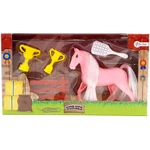 Kép 1/3 - Póni lovas játékszett trófeákkal és kiegészítőkkel többféle változatban 1 db