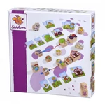 Kép 1/3 - Eichhorn: Farmos fűzős fa játék 13 db-os – Simba Toys