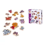 Kép 2/3 - Eichhorn: Fa állatos kirakó 16 db-os – Simba Toys