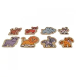 Kép 3/3 - Eichhorn: Fa állatos kirakó 16 db-os – Simba Toys