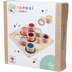 Kép 1/3 - Eichhorn: Fa Montessori Érzékelő Hengerpárosító – Tapintásfejlesztő fajáték – Simba Toys