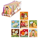 Kép 1/2 - Eichhorn: Fa állatos puzzle többféle változatban 1 db – Simba Toys