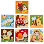 Kép 2/2 - Eichhorn: Fa állatos puzzle többféle változatban 1 db – Simba Toys