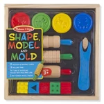 Kép 1/2 - Gyurmaformázó készlet fa dobozban – Melissa &amp; Doug