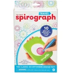 Kép 1/4 - Spirograph: Utazó spirográf tárolóval kompakt méretben 10 db-os szett