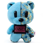 Kép 2/2 - Squid Game DZNR Blue Bear plüss figura Join the Game kiadás 18 cm
