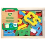 Kép 1/4 - Mágneses fa számok készségfejlesztő játékszett tárolódobozban – Melissa & Doug
