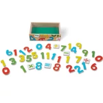 Kép 3/4 - Mágneses fa számok készségfejlesztő játékszett tárolódobozban – Melissa & Doug
