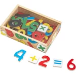 Kép 4/4 - Mágneses fa számok készségfejlesztő játékszett tárolódobozban – Melissa & Doug