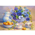 Kép 2/2 - Kék csokor 1000 db-os puzzle -Trefl