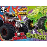 Kép 2/2 - Hot Wheels Monster trucks 24 db-os maxi padló puzzle 70×50 cm – Lisciani