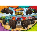 Kép 3/3 - Hot Wheels Monster trucks 2 × 60 db-os maxi padló puzzle 50×35 cm – Lisciani