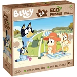 Kép 1/3 - Bluey nyaraláson 2 az 1-ben 24 db-os Eco maxi puzzle és színező 70×50 cm – Lisciani