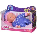 Kép 1/2 - Laura Little Star baba fluoreszkaló pizsamában – Simba Toys